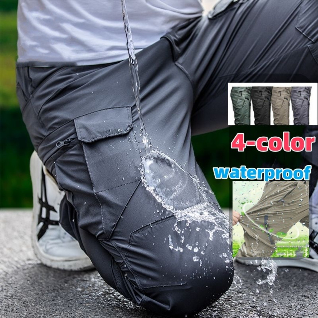 ix9 Men's Tactical Pants Waterproof Tactical Pants, Tactical Pants, Hiking Sports Pants, Fast Dry Ca