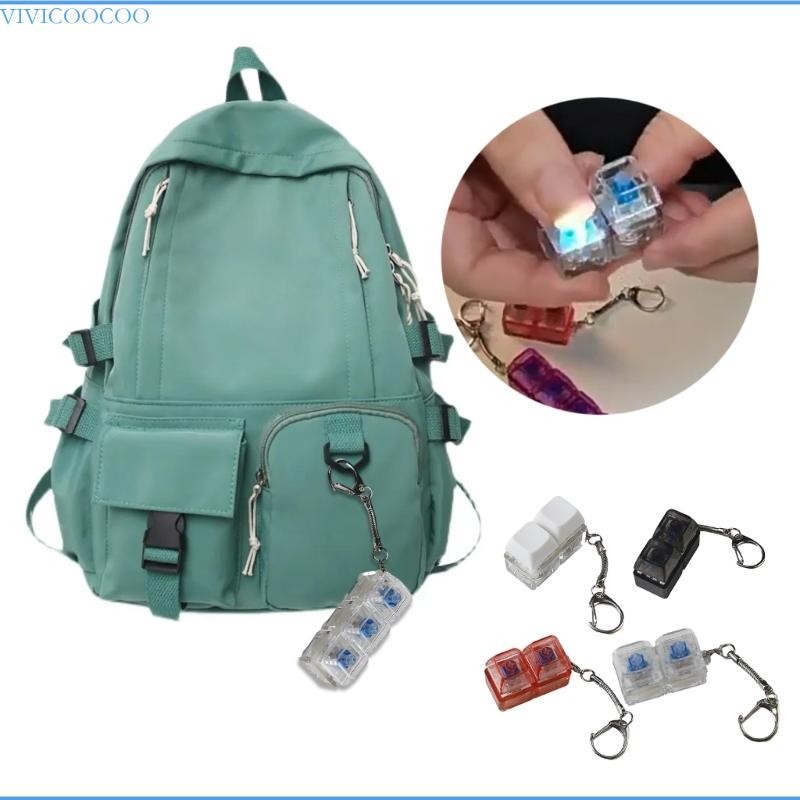 VIVI LED Keyboard Switches Tester Mechanical Keyboard Switches การทดสอบพวงกุญแจของเล่น