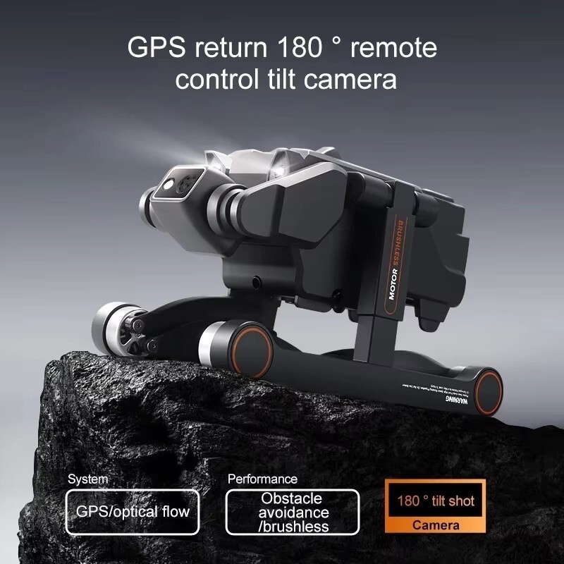 RG700PRO UAV การถ่ายภาพทางอากาศ HD กล้องคู่ GPS กลับ quadcopter หลีกเลี่ยงอุปสรรคตําแหน่งการไหลของแส