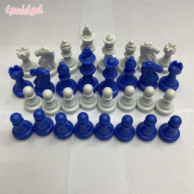 [tpnidpd] 32x Chess Pieces Strategy Game 1.93inch King Checkers Game Chess Figures