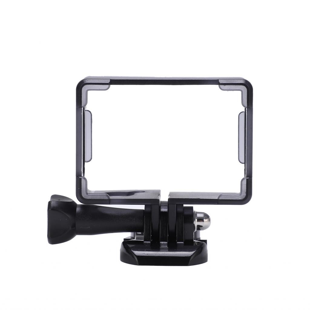 Halluya.th Frame Frame Holder Mount Case SJ4000 อุปกรณ์อุปกรณ์เสริมกล้องพลาสติกสีดำพลาสติก