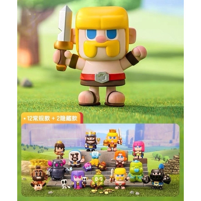 [ของแท้] Popmart Clash Royale Blind Box Doll Figures Toy Gift