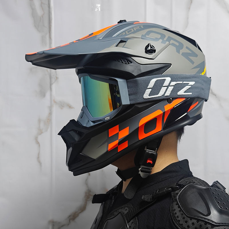 หมวกกันน็อคออฟโรด ORZ สำหรับผู้ชายและผู้หญิง ออกแบบมาเพื่อใช้กับจักรยานไฟฟ้า, ATV, และ Kart สามารถปร