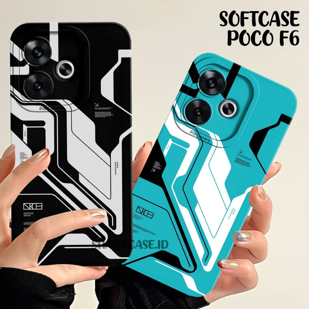 [SHARK CASE] Softcase REDMI POCO F6 2024 F5 F4 F3 X5 X5 PRO X6 X6 PRO M6 PRO NOTE 13 PRO PLUS COOL C