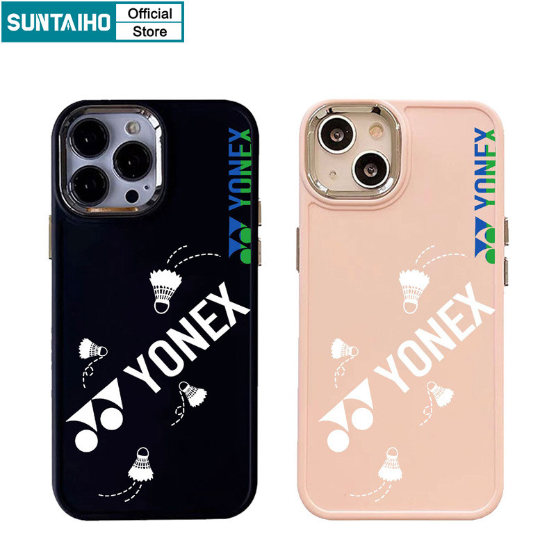 Suntaiho เคสโทรศัพท์ Sporty YONEX การออกแบบแบดมินตันซิลิโคนนุ่มพรีเมี่ยมกันกระแทกสําหรับ iPhone 11 12 13 14 15 16 Pro MAX IP 7 8 Plus Iphon X XS XR Xs MAX