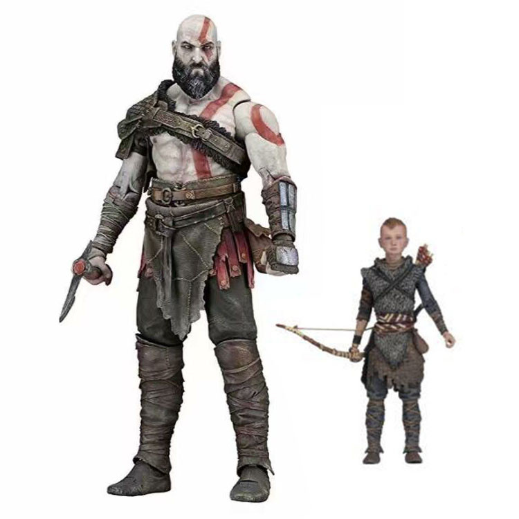 NECA God of War 2018 God of War Father-Son Edition Kratos Kratos Kratos Doll Model Movable
