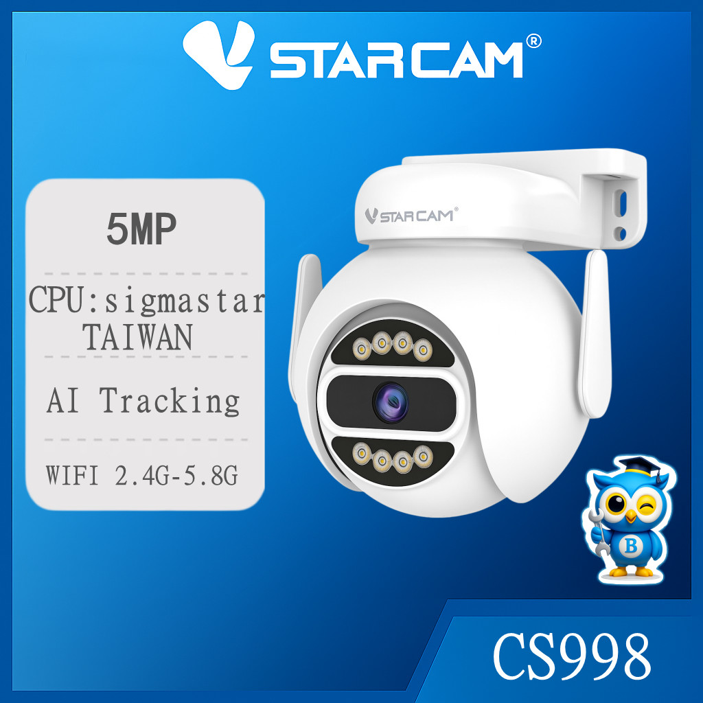 Vstarcam CS998 PRO 5MP WIFI 5.8G 5.0MP Ai   CCTV  IP camera  กล้องวงจรปิด กล้องวงจรไร้สายภายนอก outd