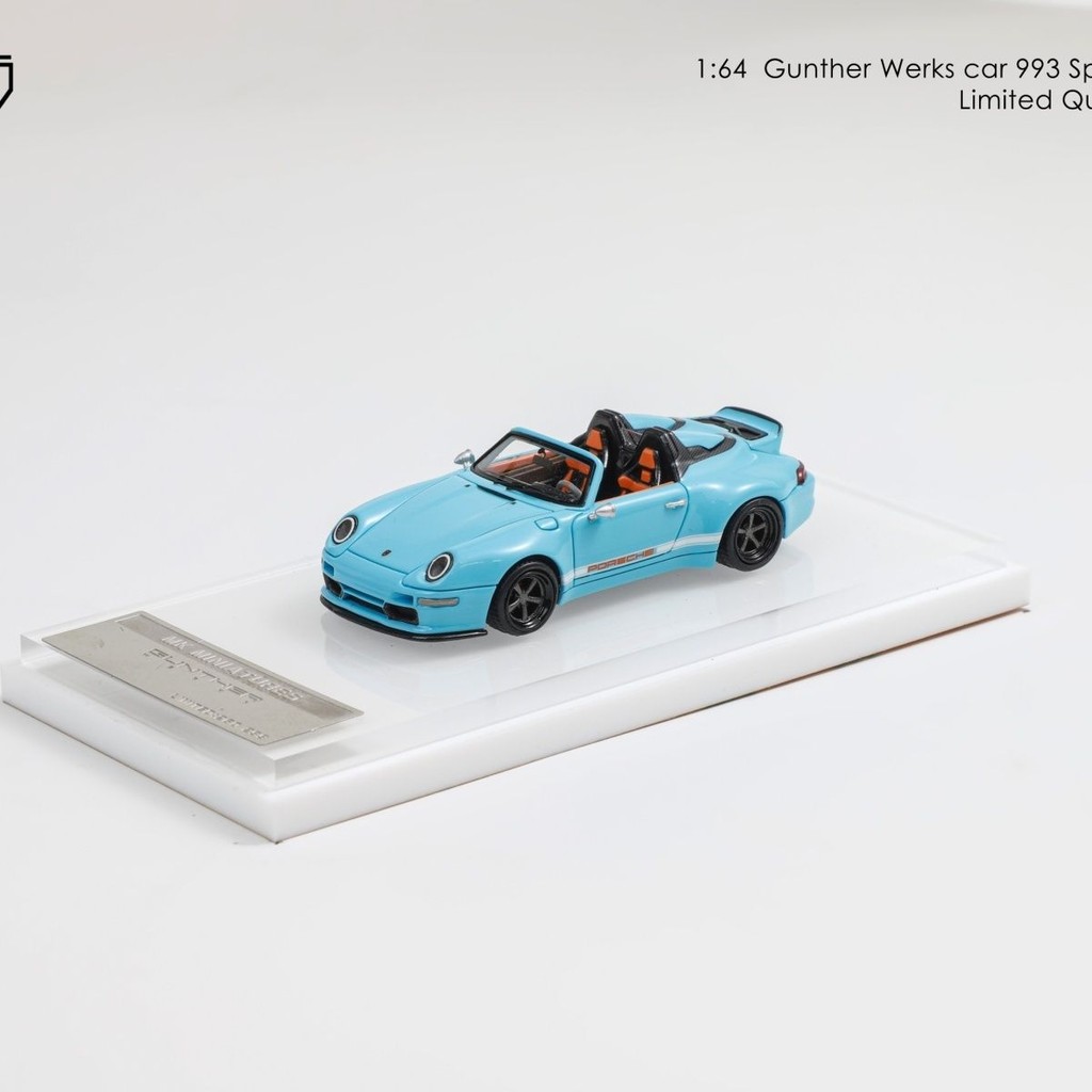 MK 1: 64 Convertible ดัดแปลงเรซิ่นรุ่น Gunther Werks Porsche 993 Porsche