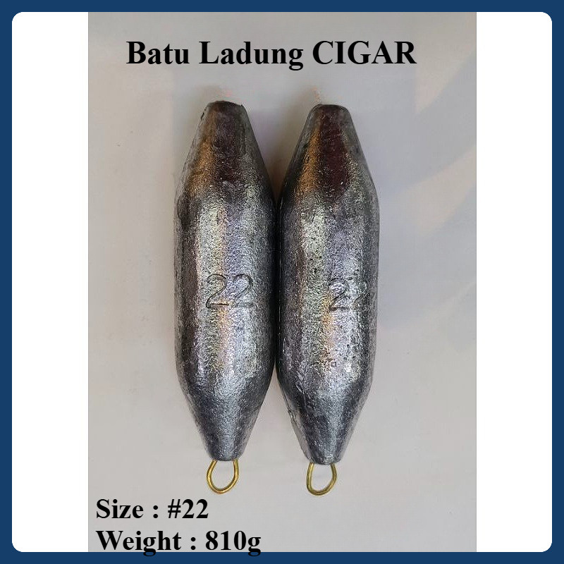 TS CIGAR Fishing Sinker / CIGAR 22 (810g)