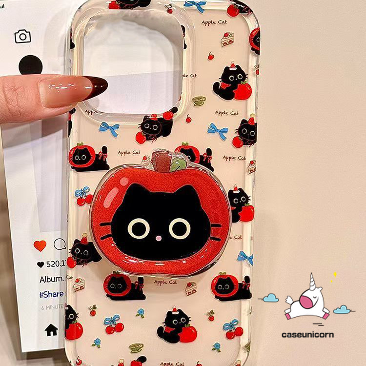 สําหรับ Infinix Hot 60i 50i 40i 30i 30 40 50 11 9 10 เล่นสมาร์ท 10 8 9 6 5 7 Plus Tecno Spark 10C 20C 20 10 Pro GO 1 ITEL A70 A80 A90 หมายเหตุ 40 30 50 Pro เคสยึดแมวโกรธลายการ์ตูน