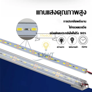 รางประหยัดไฟLED 12V 30/60/100CMพร้อมปากคีบ ใช้กับแบตเตอรี่ โซล่าเซลล์ ตู้โชว์ ตู้เสื้อผ้า ใช้ภายในอาคาร