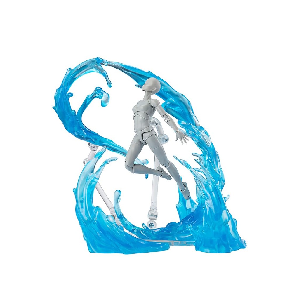 TAMASHII NATIONS 魂EFFECT WATER Blue Ver. สำหรับ S.H. ฟิกเกอร์อาร์ตส์ ขนาดประมาณ 180 มม. ผลิตจาก PVC และ ABS พร้อมสีเสร็จสมบูรณ์【From Japan】