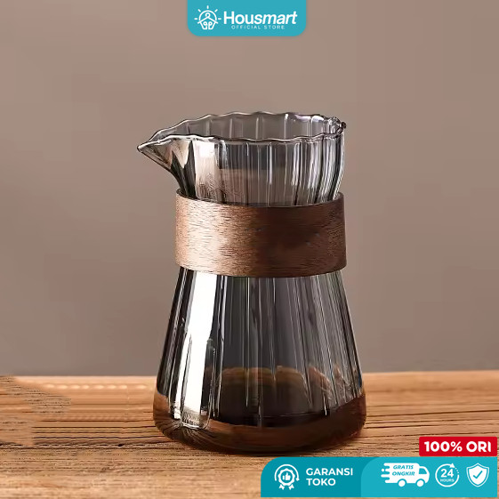 FMA Pour Over Coffee Server Borosilicate Glass Carafe 500ml - FM-5ML2
