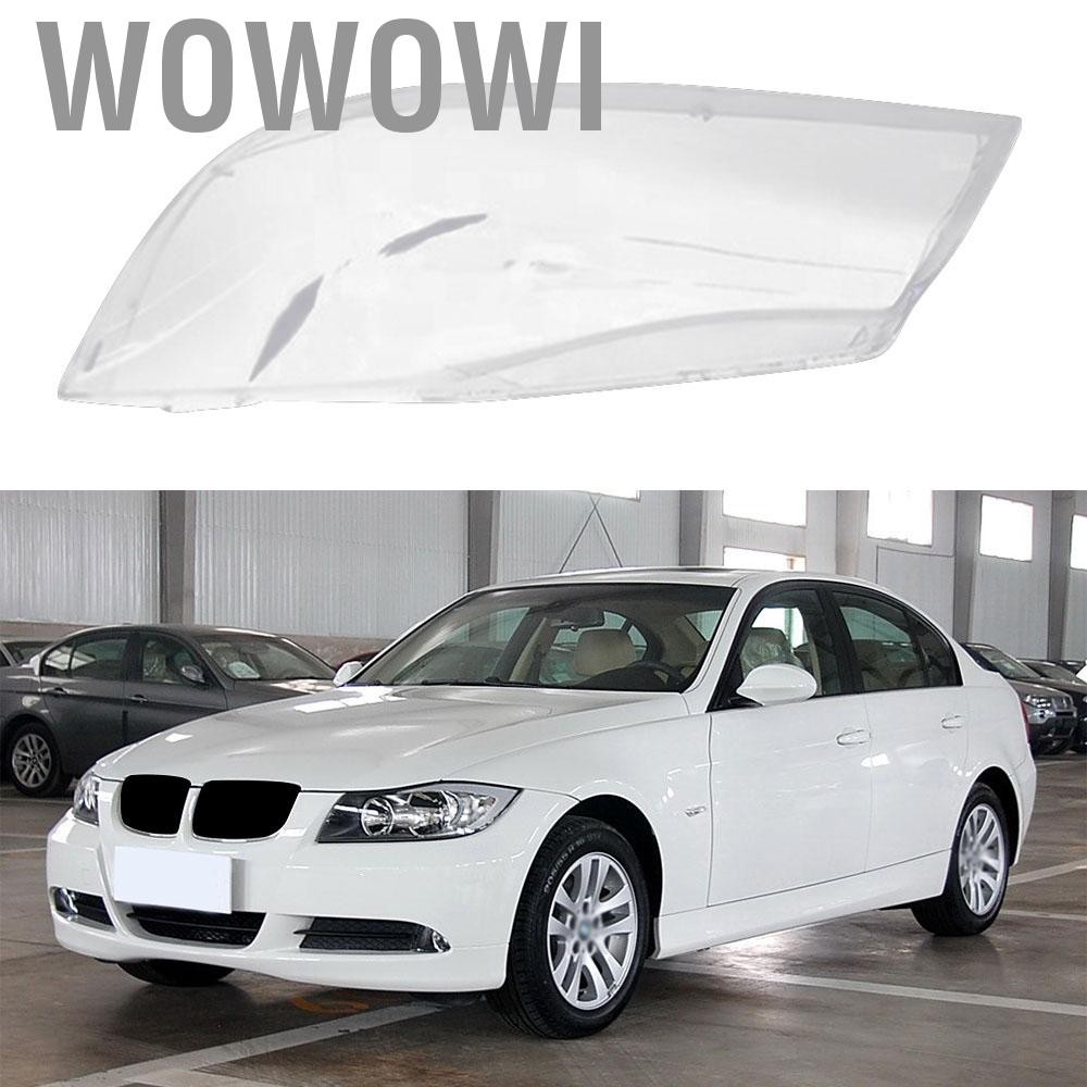 wowowi-th 1pair car headlight cover cover transparent shell transparent light light glass สำหรับ e90