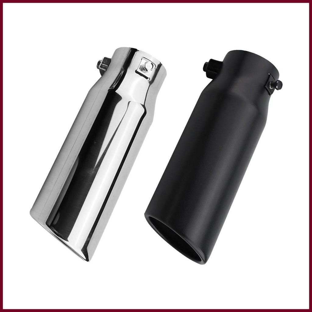 รถท่อไอเสีย Silencer ที่ถอดออกได้กําจัดเสียงรบกวนไอเสีย Silencer Muffler Tip ท่อไอเสีย Silencer สแตน