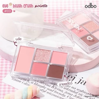 ODS04 โอดีบีโอ อายบลัช ครัช พาเลท ODS04 Odbo Eye Blush Crush Palette 6 กรัม