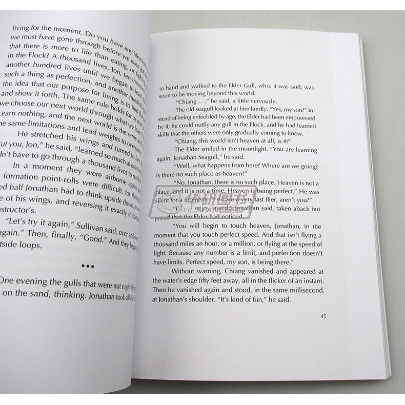 Jonathan Livingston Seagull ภาษาอังกฤษต้นฉบับ Jonathan Livingston Seagull นวนิยายเวอร์ชันภาษาอังกฤษเ