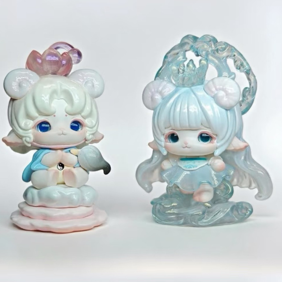 [ของแท้] PINYUN FengShen Tuan - All Atar Elfludo Series ยืนยันของขวัญเครื่องประดับตุ๊กตารูป MiMiA Flora