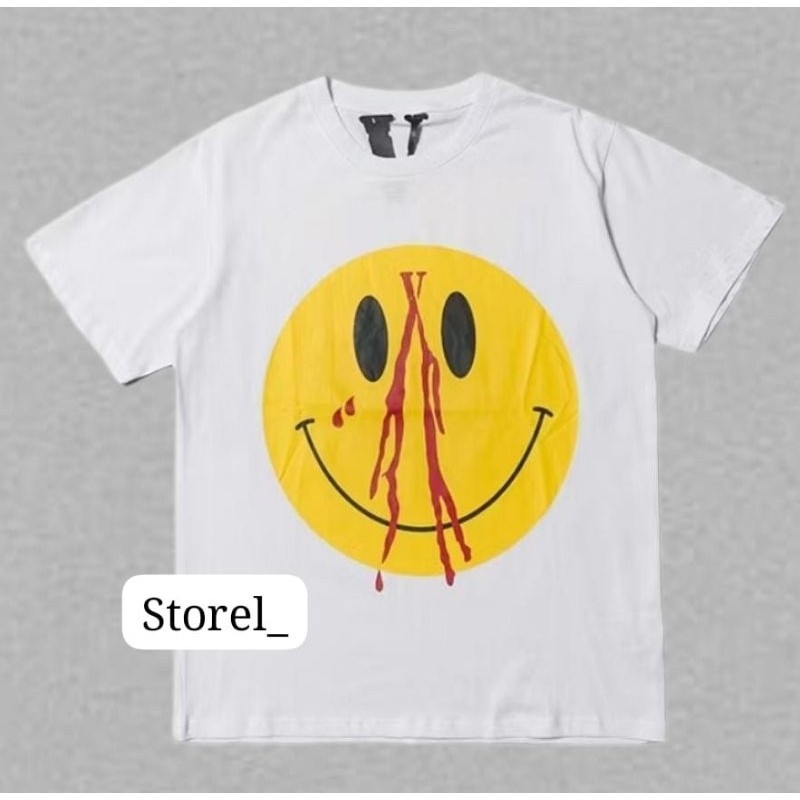 เสื้อยืด VLONE SMILE FACE VLONE SMILE FACE TRAILWEAR UNISEX