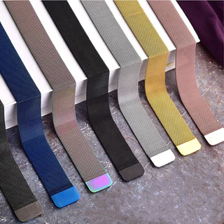 สายนาฬิกา Milanese Loop สแตนเลส for นาฬิกาอัจฉ IWatch Ultra 3 2 Series 11 10 9 8 7 SE 3 2 44 40 46 42 45 41 38มม.
