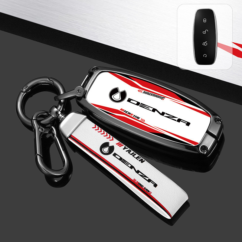 เหมาะสําหรับ DENZA D9 Key Case 23-24 DIZA N8 N7 Key Case EV กรณี D9dmi รถพวงกุญแจโลหะ