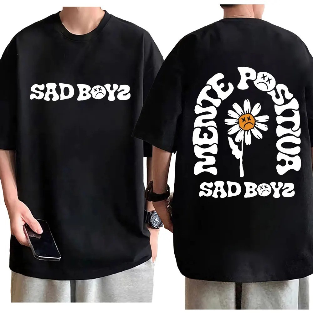 COD Singer Junior H Sad Boys Flower Graphic T Shirts High Qualit 2DJR
