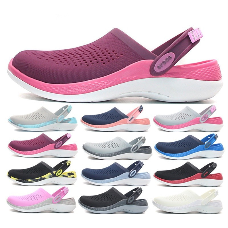 ในสต็อก Crocs/Crocs รองเท้าแตะ/Crocs Literide 360/Literide 360/รองเท้าแตะผู้ชาย/รองเท้าแตะผู้หญิง/รอ