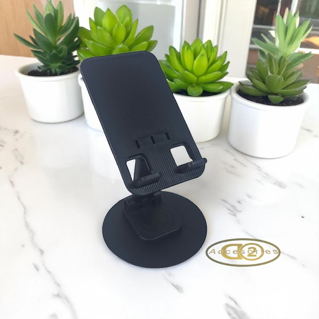 LinQi ที่วางสมาร์ทโฟนอเนกประสงค์แบบพับได้หมุนได้ 360 - LQ03