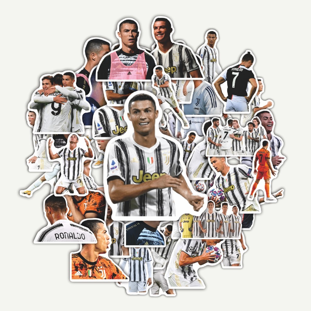 สติ๊กเกอร์แพ็ค CR7 สติ๊กเกอร์ Juventus V3 | สติ๊กเกอร์ TUMBLR | สติ๊กเกอร์แล็ปท็อปสําหรับกระเป๋าเดิน