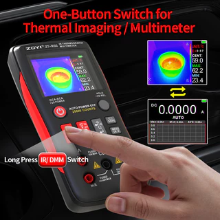 ZOYI R02 กล้องถ่ายภาพความร้อน Thermal Imaging Multimeter IR Camera 240x240 True RMS Tester