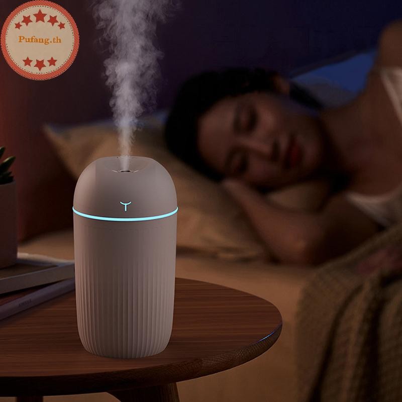 PUFANG 420ml Mini Air Humidifier ความจุขนาดใหญ่ Home Silent Humidifier พืช Aroma Diffuser Mist er พร
