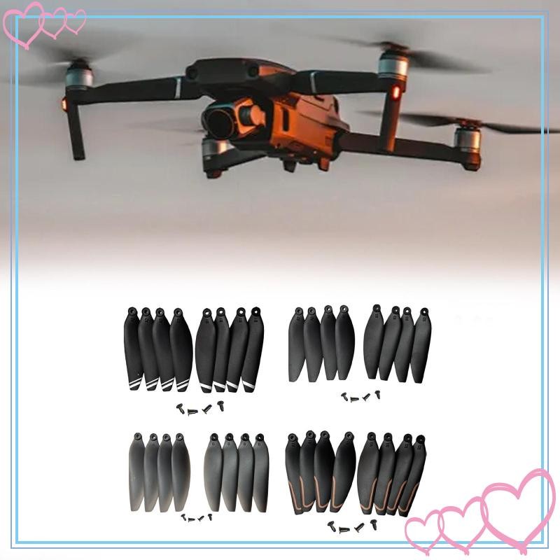 [meteor2] 8 ชิ้นใบพัดโดรน 5.8 ซม.แบบพกพาติดตั้งง่ายพร้อมสกรูเปลี่ยนชิ้นส่วนสําหรับ L108 K918 RG101 Y