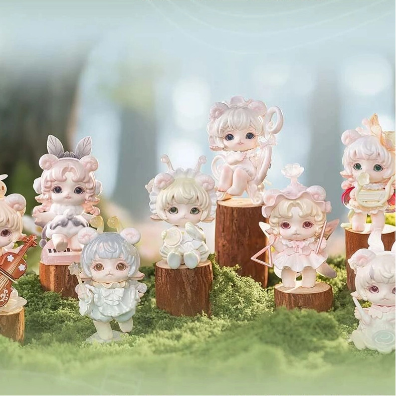 MIJUAN INSECT CONCERT คอนเสิร์ตแมลง กล่องตาบอด สไตล์ที่เลือกได้ น่ารักตุ๊กตา ของเล่น