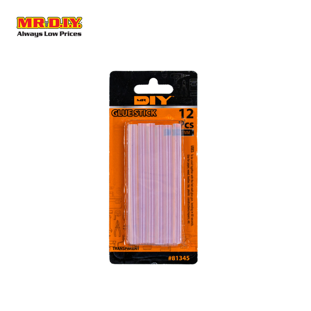 [2 แพ็ก] MR.D.I.Y. กาวแท่งสีใส สำหรับใช้กับปืนกาว ขนาด 100 X 7 มม. จำนวน 12 ชิ้น/แพ็ก - รูปที่ 2