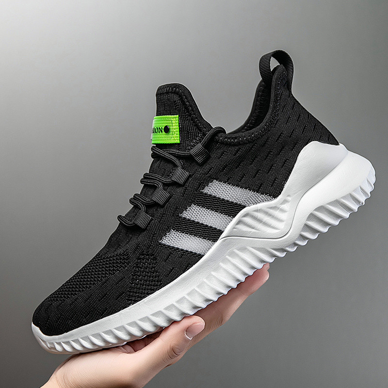 Qiao Xin--รองเท้าผ้าใบเหนียวเย็นสไตล์ใหม่ผู้ชายฤดูร้อนตาข่ายลําลองพร้อมฉลากรุ่นที่แตกต่างกัน AD168