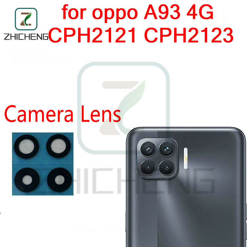 สําหรับ oppo A93 4G CPH21 CPH2123 เลนส์กล้องด้านหลังฝาครอบเลนส์กล้องสติกเกอร์