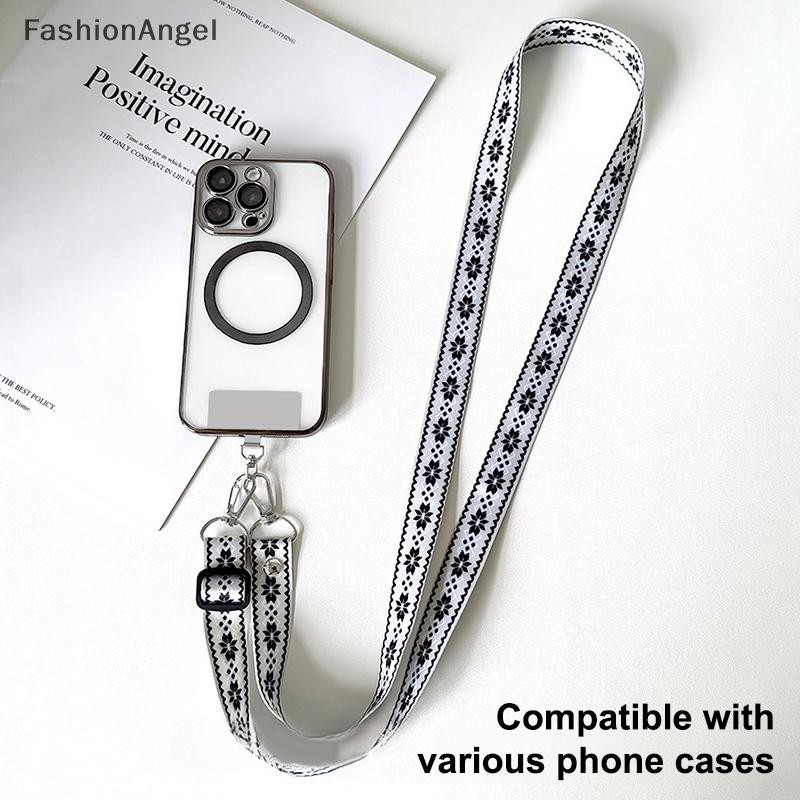FashionAngel Crossbody Mobile Phone Lanyard le Leaf Phone Hanging Rope Neck Straps Anti-lost Strap A