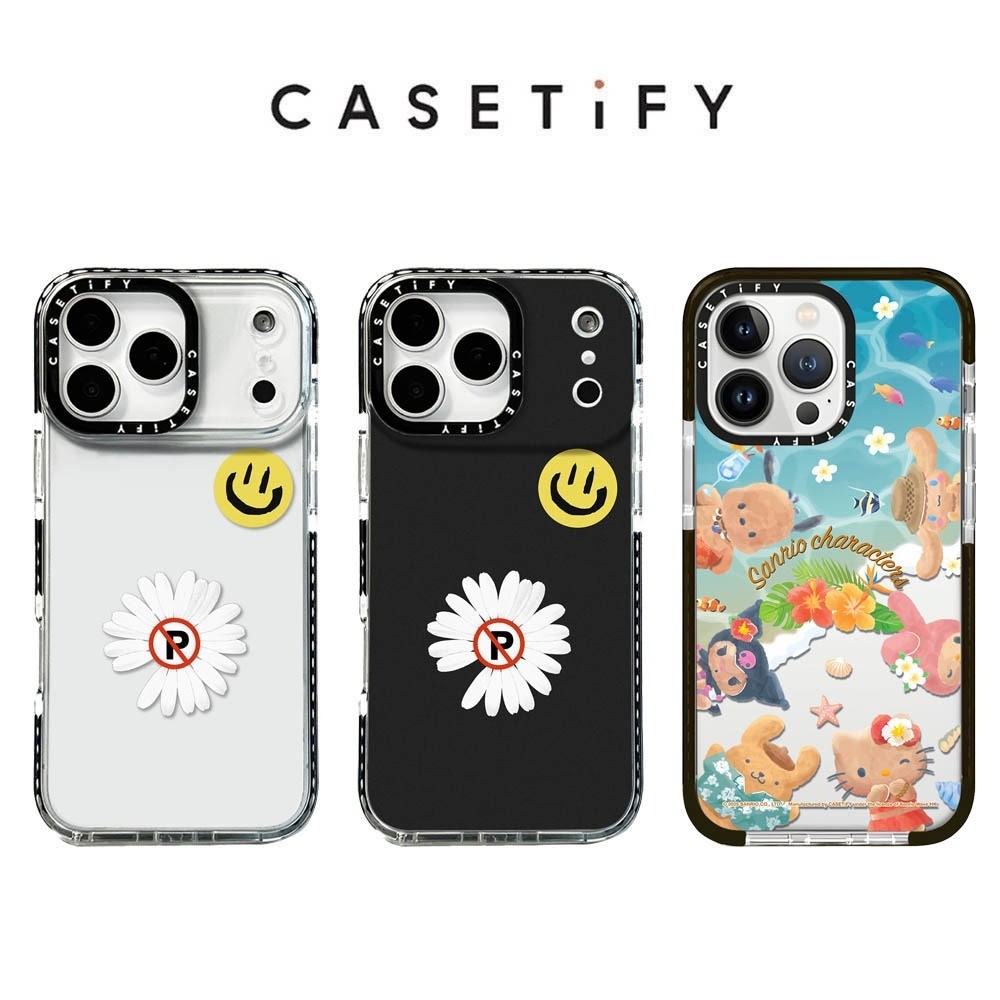 เคสโทรศัพท์เดซี่ยิ้มสําหรับ ไอโฟน 17 มือโปร สูงสุด 17อากาศ 16 15 14 13 12 11 กันกระแทกป้องกันปลอก