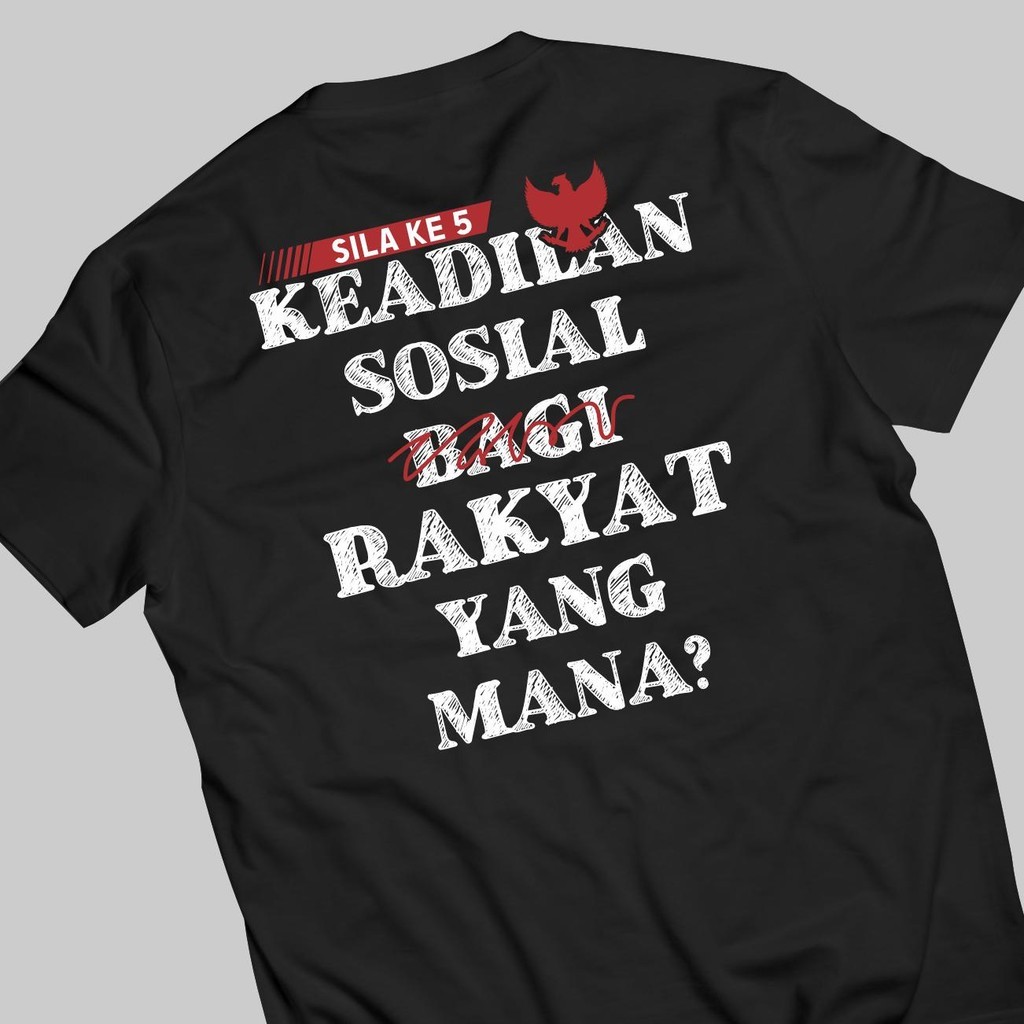 เสื้อยืด KAOSIND Social Justice สําหรับคนใดๆ! หวีคอตตอนพรีเมี่ยม 100% 24S