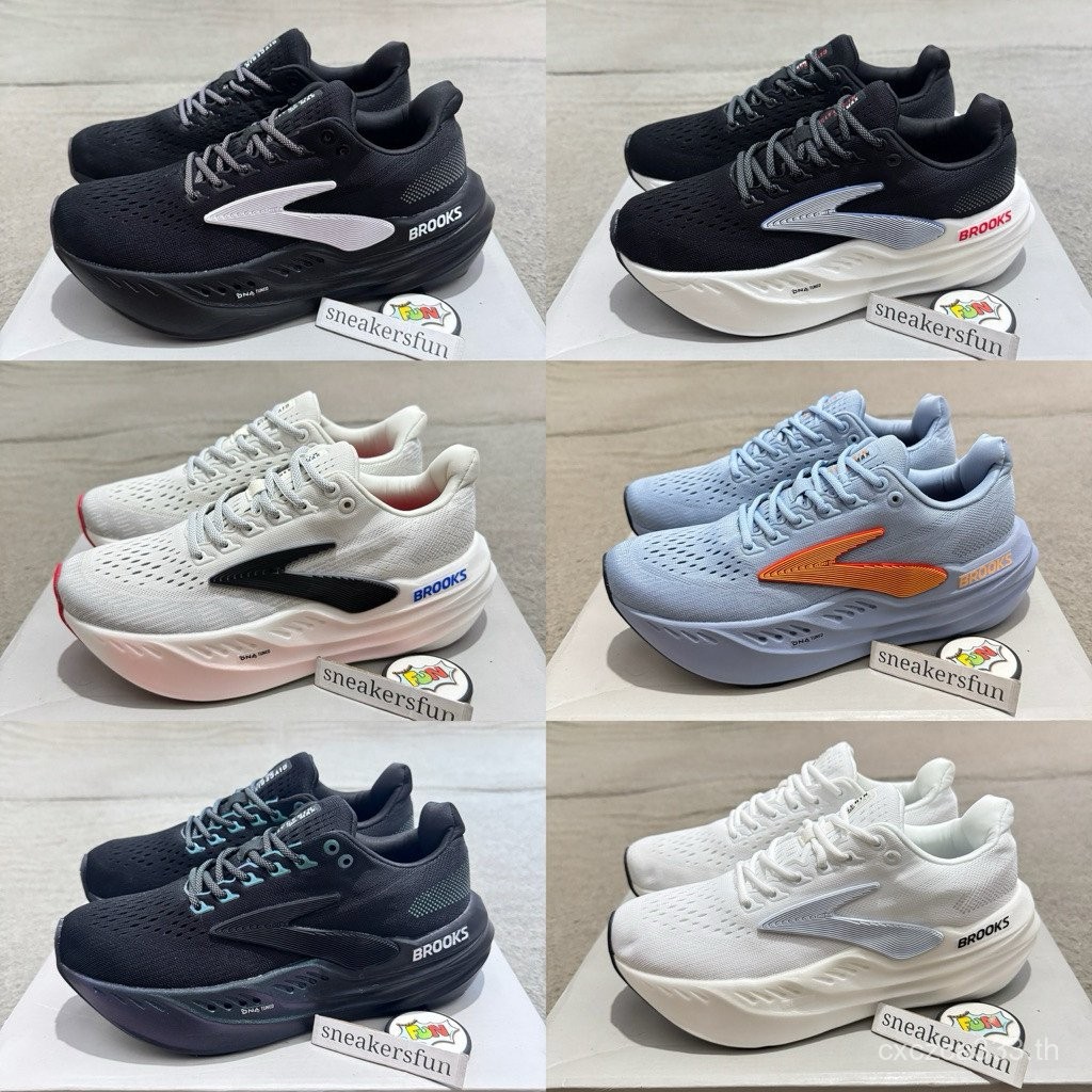 SEPATU LARI BROOKS GLYCERIN MAX สีดําสีขาวพรีเมี่ยมต้นฉบับ