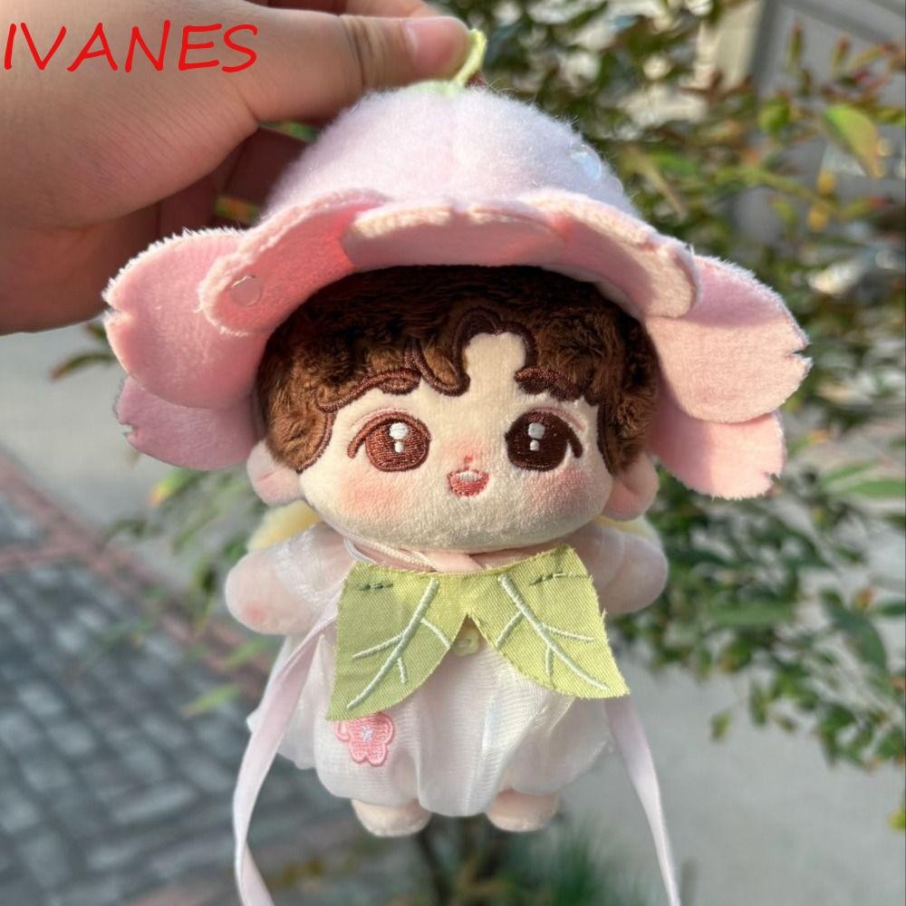 IVANES Cotton Dolls Clothes Set, Cartoon Outfit 10/20cm Cotton Doll Clothes, Doll Cross-Dressing Cut