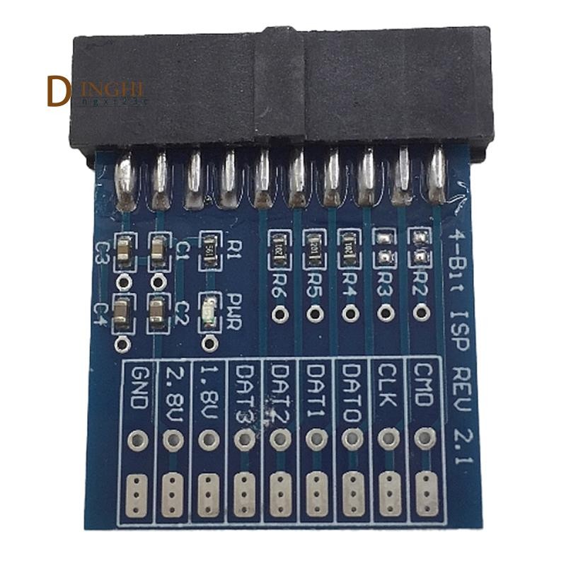 อะแดปเตอร์ใหม่ JTAG , ISP 4-BIT ISP REV 2.1 สําหรับ Easy Jtag Plus Box / เครื่องมือ ESAYJTAG