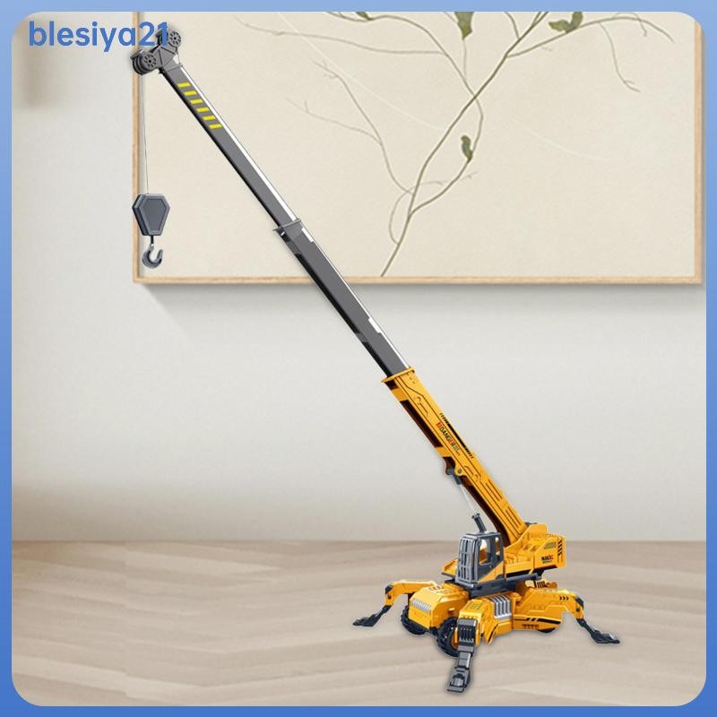 [blesiya21] โมเดลรถของเล่น Crane Work Car Engineering Vehicle สําหรับเด็กอายุ 3 ปีขึ้นไป