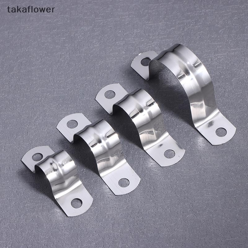 Takaflower สแตนเลส U-Shaped Tube Clamp อานโลหะ Tube Clamp U Conduit Bracket สําหรับการใช้งานสําหรับง