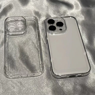 ซองกันกระแทกแบบง่ายรองรับสำหรับ For iPhone16 11 12 13 14 Pro Max 7 8 Plus XR X XS 14 15 Plus เคส Case SE จัดส่งในพื้นที่
