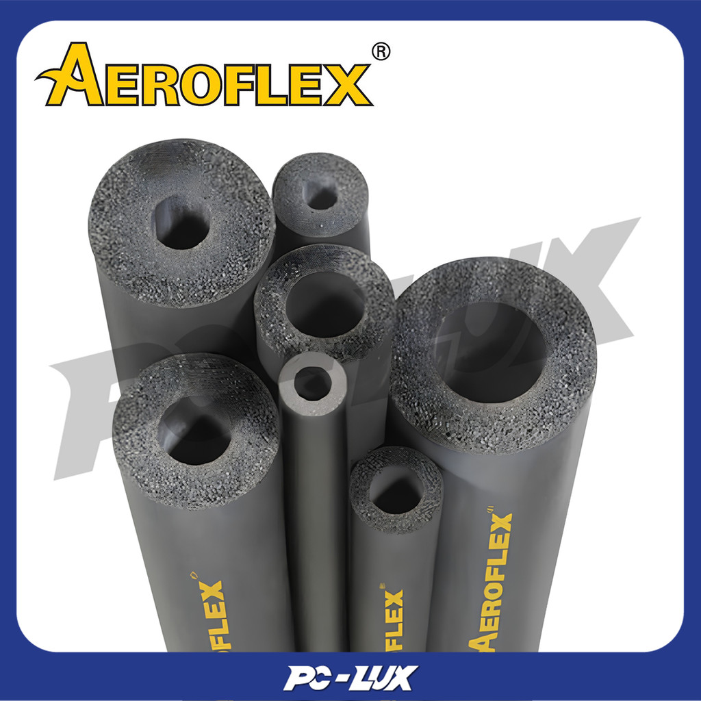 AEROFLEX ฉนวนหุ้มท่อ ยางดำ หนา 1 นิ้ว ยาว 1.83 เมตร