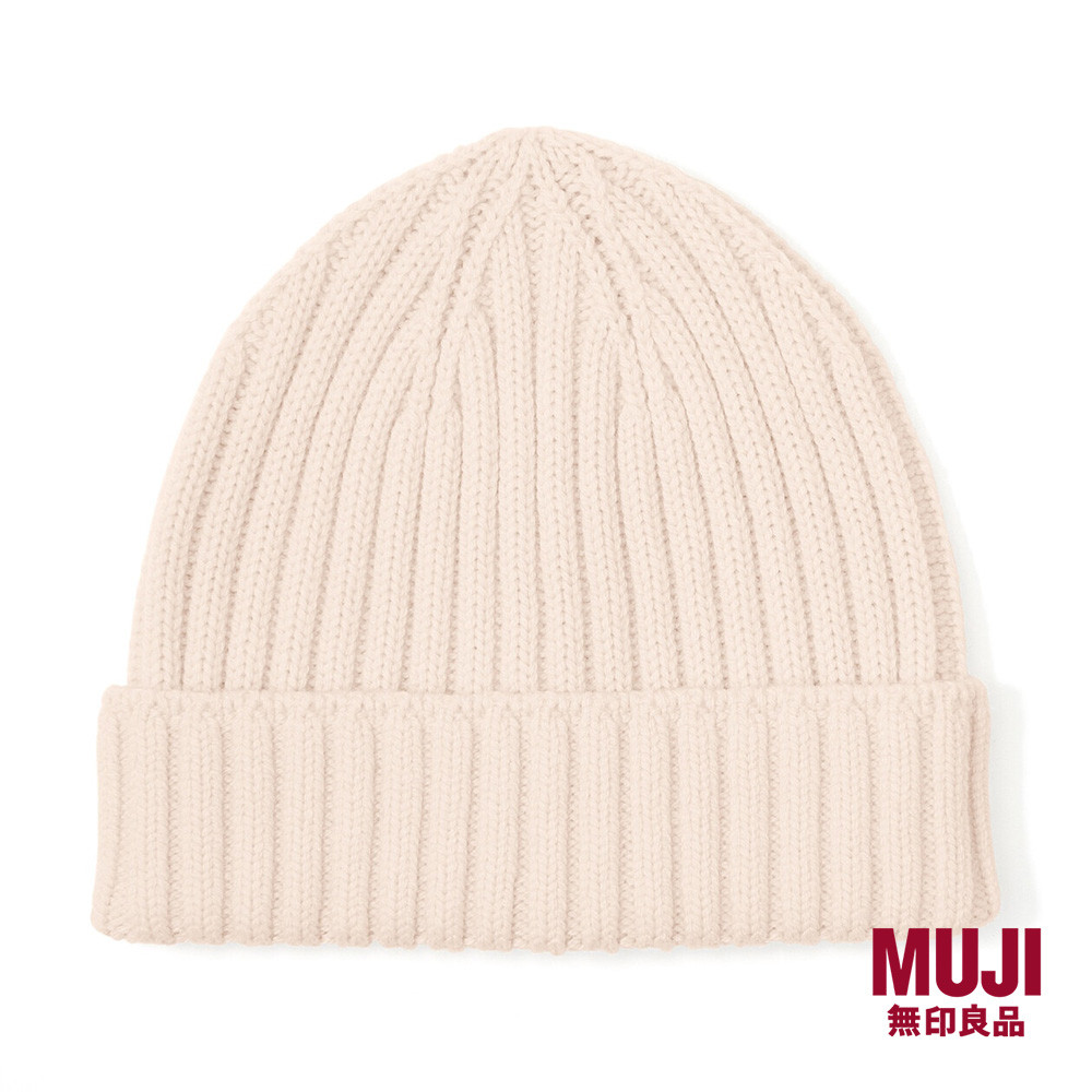 MUJI Non-Itchy Merino Wool Blended Beanie