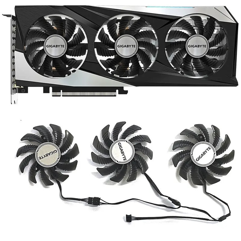 ใหม่ 78MM 4PIN T128010SU GA81S2U PLD08010S12HH สําหรับ GIGABYTE GeForce RTX 3060 Ti RX 6600 6700 XT 