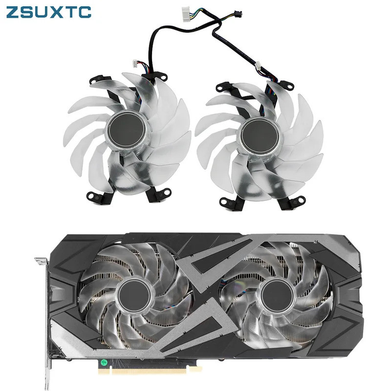 GFY10015H12SPA 102 มม.สําหรับ Galax RTX 3060 3060Ti 3070Ti EX พัดลมการ์ด RTX3060Ti RTX3070 3070 Ti พ