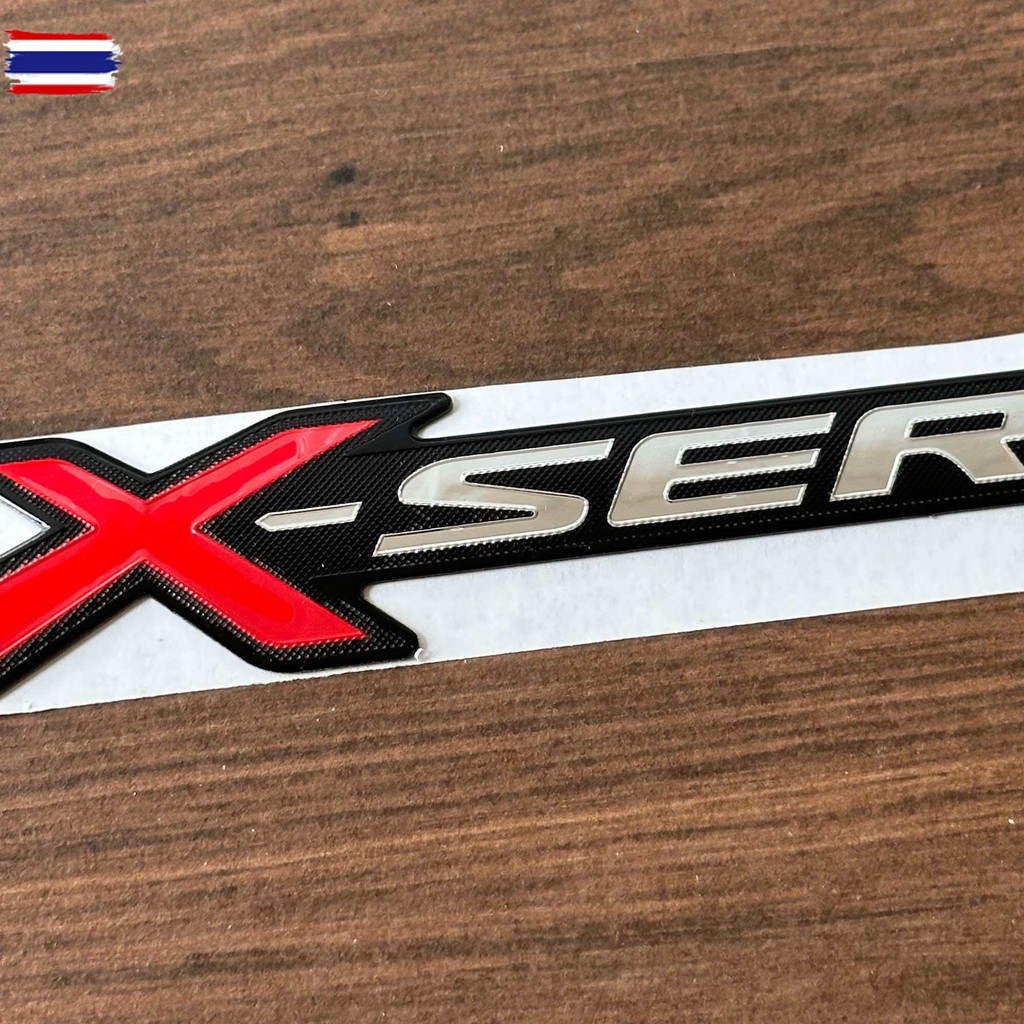 โลโก้ X-SERIES D-MAX 2012-2019 ขนาด 21.8x3cm